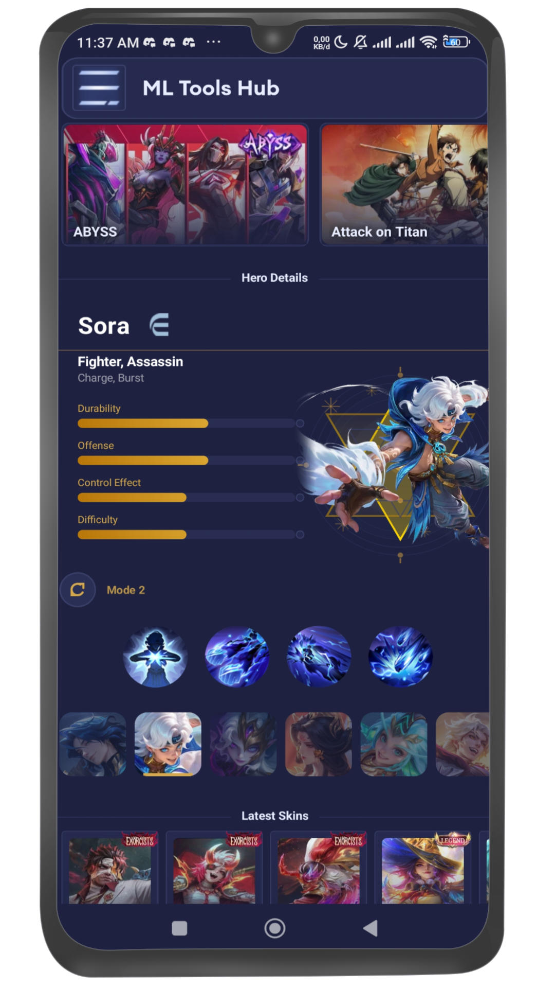 Screenshot ML Tools Hub - Injector Skin Mobile Legends