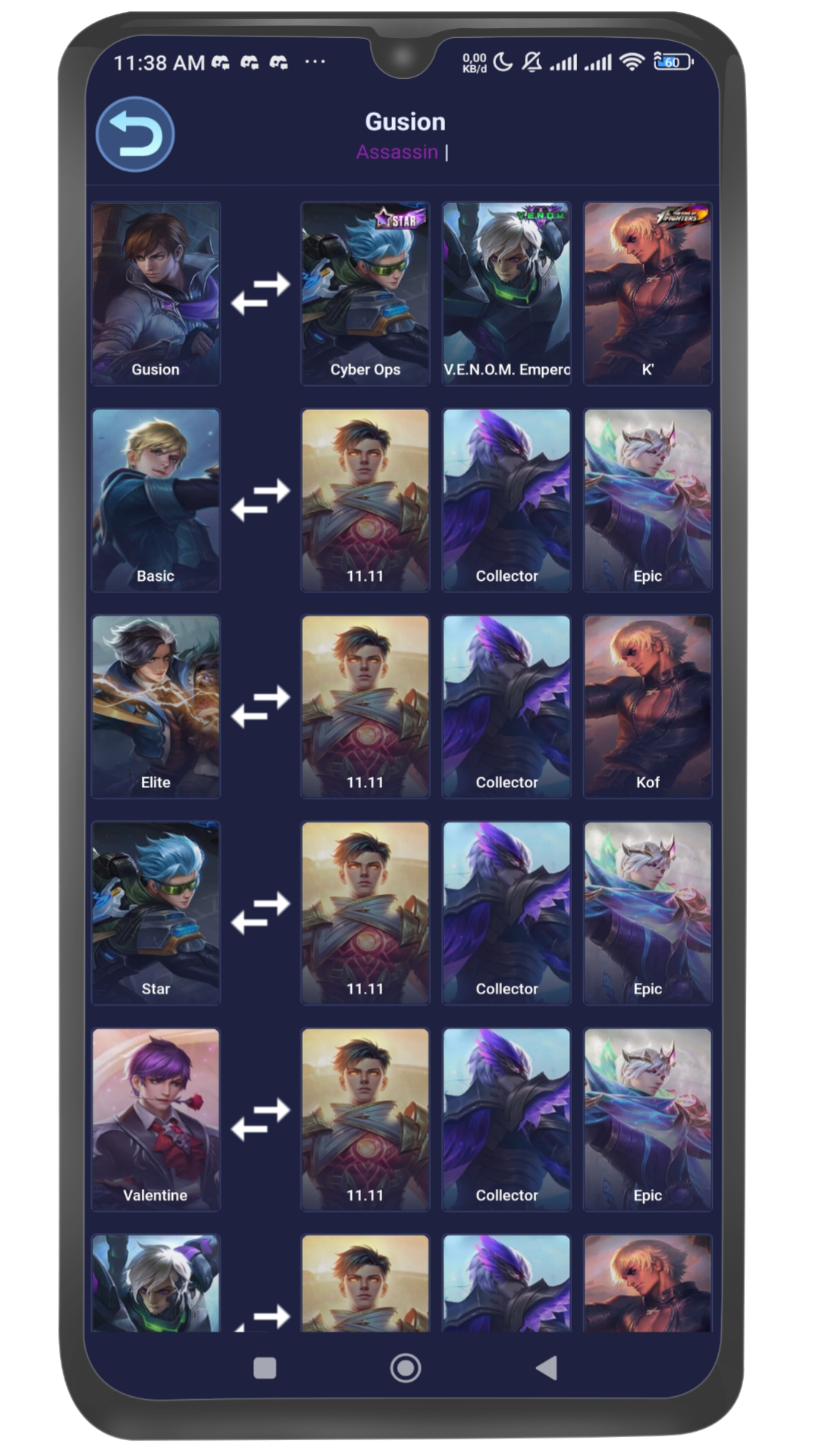 Script ML - Unlock All Skin MLBB